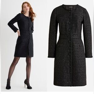 J Crew Sequin Coat Dress